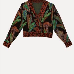 FARM Rio Cool Foliage Cardigan size M
